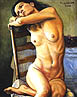 Nude 1 Oil on board 8x10